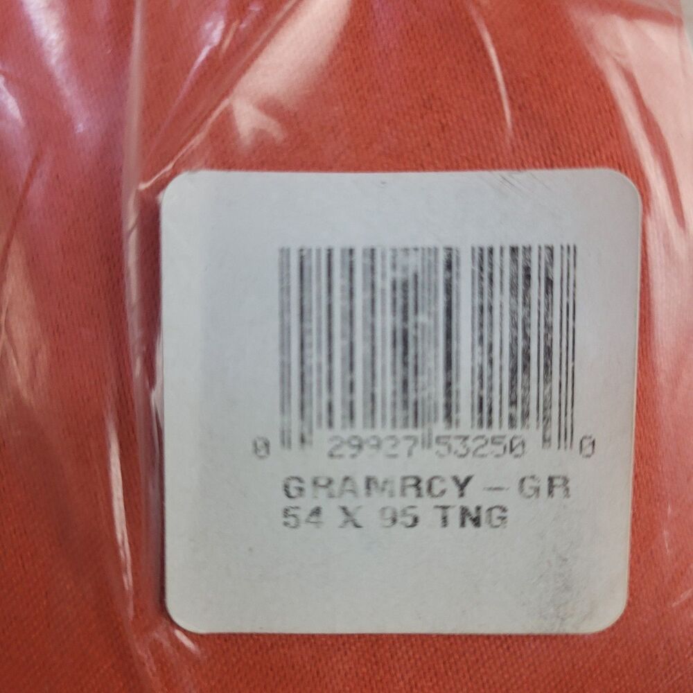 NEW Sun Zero 54 x 95 One Grommet curtain panel 'Tangerine' #CT30